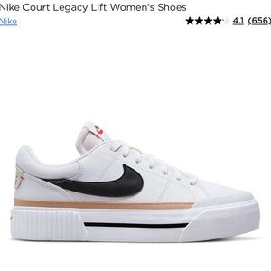 Nike Court Legacy Lift - Women’s size 8